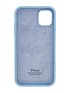 Силіконовий чохол Full Cover для iPhone 11 gray blue