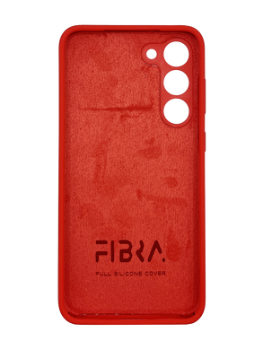 Силіконовий чохол Fibra для Samsung S23 red Full Camera