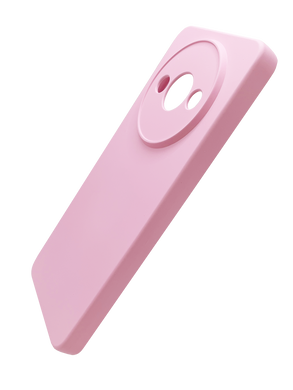 Силіконовий чохол Full Cover для Xiaomi Redmi A3 pink Full camera без logo