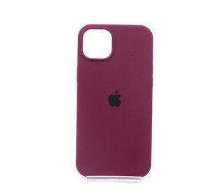 Силіконовий чохол Full Cover для iPhone 15 Plus maroon