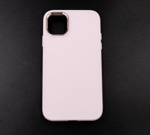 TPU чехол Bonbon Metal Style для iPhone 11 light pink