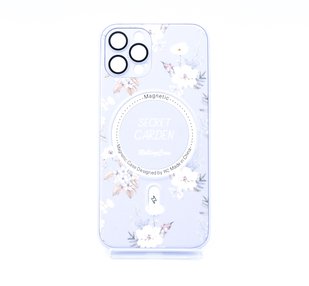 TPU+PC чохол Secret Garden with MagSafe для iPhone 12 Pro lilac