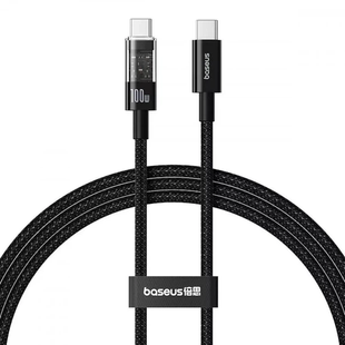 Кабель Baseus Gem Fast-Charging Data Cable Type-C to Type-C 100W 1m black