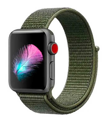 Ремінець Nylon для Apple watch 38mm/40mm/41mm cargo knaki