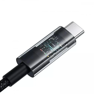 Кабель Baseus Gem Fast-Charging Data Cable Type-C to Type-C 100W 1m black