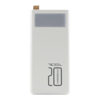 Power bank Ridea RP-D20L+ Phoenix20+ PD/QC 3.0 20W digital display+lamp 20000 mAh white