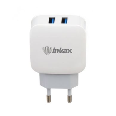 Мережевий зарядний пристрій Inkax CD-28 - micro 2.1A white