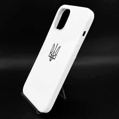 Силиконовый чехол Full Cover для iPhone 12 Pro Max герб UA
