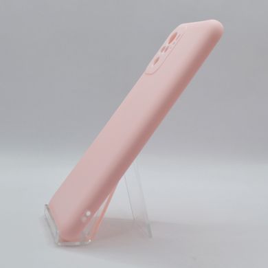 Силиконовый чехол SMTT для Xiaomi Redmi Note 10/Note 10S pink Full Camera