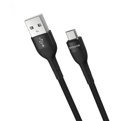 USB кабель Proove Weft Micro 2.4A 1m black