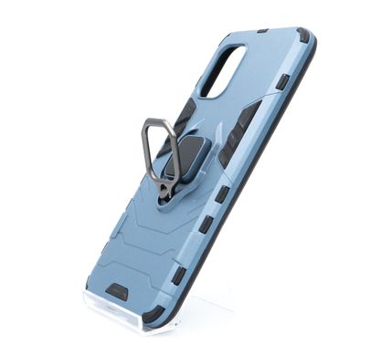 Чохол Transformer Ring for Magnet для Xiaomi Mi 10 Lite grey/metal slate протиударний
