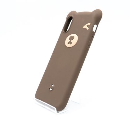 Чехол Bear для iPhone X/XS brown