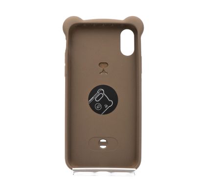 Чехол Bear для iPhone X/XS brown