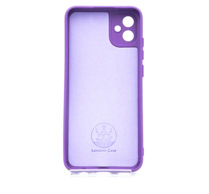 Силіконовий чохол Full Cover для Samsung A04E purple Full Camera без logo