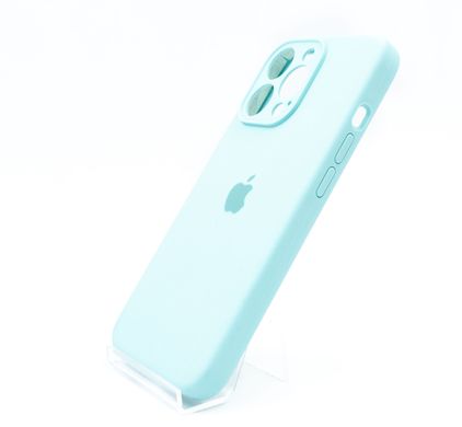 Силіконовий чохол Full Cover для iPhone 13 Pro azure Full Camera