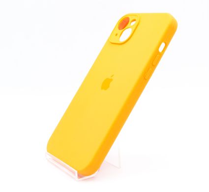 Силіконовий чохол Full Cover для iPhone 14 Plus kumquat Full Camera