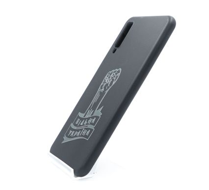 Силиконовый чехол Soft Feel MyPrint для Samsung A750 / A7-2018 Вільна Україна, black