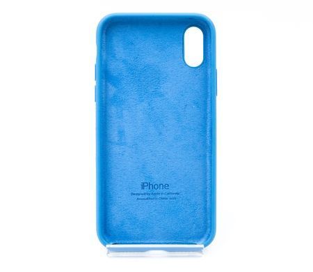 Силіконовий чохол Full Cover для iPhone X/XS blue new