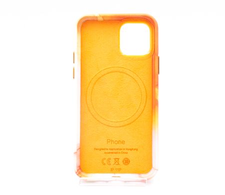 Чохол шкіряний Figura Series Case with MagSafe для iPhone 11 Pro orange