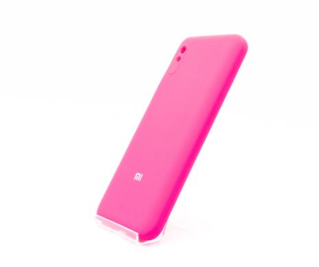 Силіконовий чохол Full Cover для Xiaomi Redmi 9A fluoriscence pink Full Camera