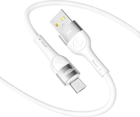 USB кабель YOKI EXTRA YK-EX11 Micro 3A 1.2m white