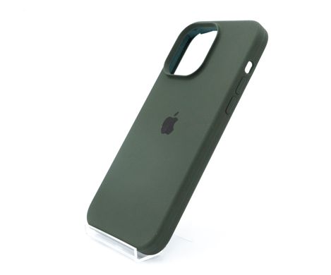 Силіконовий чохол Full Cover для iPhone 14 Pro Max cyprus green
