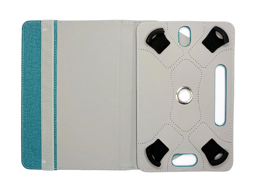 Чохол-книжка на планшет універсальний 7-8" 360 тканина turquoise