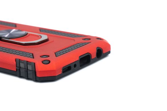 Чохол Serge Ring for Magne для Samsung M31 red протиударний з магнітгим тримачем