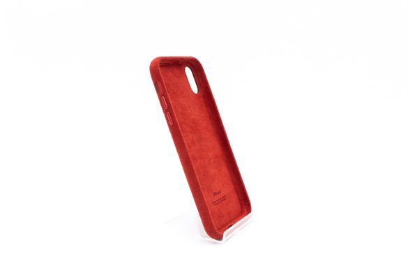 Силіконовий чохол ALCANTARA Full для iPhone XR red
