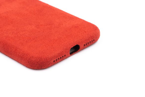 Силіконовий чохол ALCANTARA Full для iPhone XR red