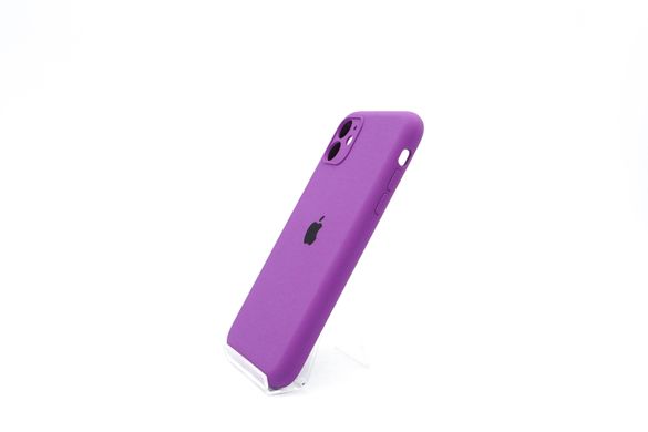 Силіконовий чохол Full Cover для iPhone 11 purple Full Camera