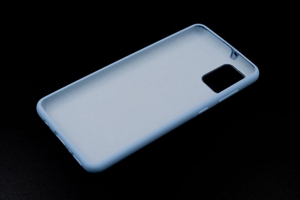 Силиконовый чехол Full Cover SP для Samsung A31 mist blue