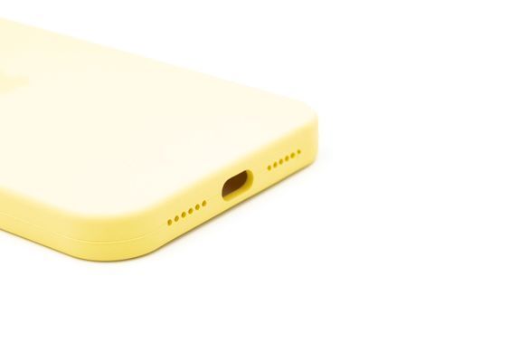 Силіконовий чохол Full Cover Square для iPhone 11 yellow Full Camera