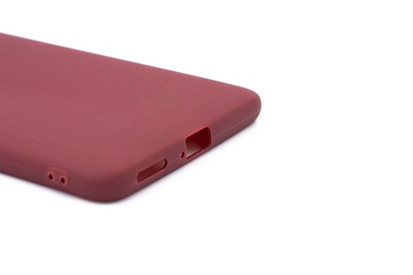 Силиконовый чехол Soft feel для Xiaomi Poco F3/Redmi K40 marsala Candy