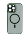 Чохол Clear Color with MagSafe для iPhone 14 Pro Max green Full Camera