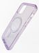 Чехол TPU Galaxy Sparkle MagSafe для iPhone 12 Pro Max purple+glitter