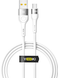 USB кабель YOKI EXTRA YK-EX11 Micro 3A 1.2m white