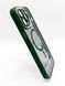 Чохол Clear Color with MagSafe для iPhone 14 Pro Max green Full Camera