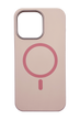 Силиконовый чехол Fibra OmniMag для iPhone 15 Pro light pink
