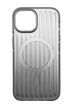TPU чехол Ribbed Matte with MagSafe для iPhone 13/14 silver