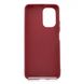 Силиконовый чехол Soft feel для Xiaomi Poco F3/Redmi K40 marsala Candy