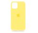 Силіконовий чохол Full Cover для iPhone 12 mini neon yellow