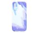 Силиконовый чехол Watercolor для Xiaomi Redmi 9T (TPU) blue