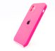 Силіконовий чохол Full Cover для iPhone 12 barble pink Full Camera