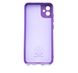 Силіконовий чохол Full Cover для Samsung A04E purple Full Camera без logo