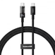 Кабель Baseus Gem Fast-Charging Data Cable Type-C to Type-C 100W 1m black