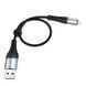 USB кабель Hoco X38 Cool Lightning QC 2.4A/0.25m black