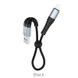 USB кабель Hoco X38 Cool Lightning QC 2.4A/0.25m black