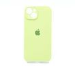 Силіконовий чохол Full Cover для iPhone 14 mint Full Camera