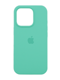 Силіконовий чохол Full Cover для iPhone 16 Pro marine green (azure)